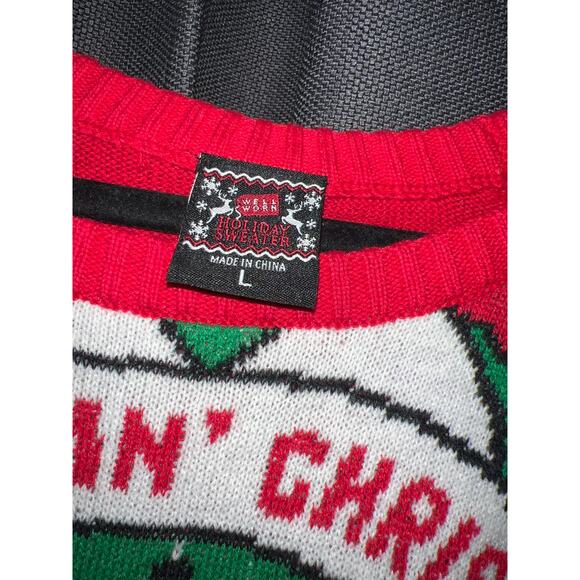 Ugly Christmas Sweater Xmas Size Large - Picture 2 of 3